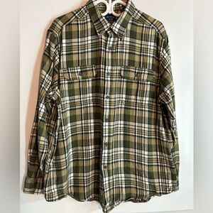 Men’s XL Flannel Plaid Faded Glory Shirt